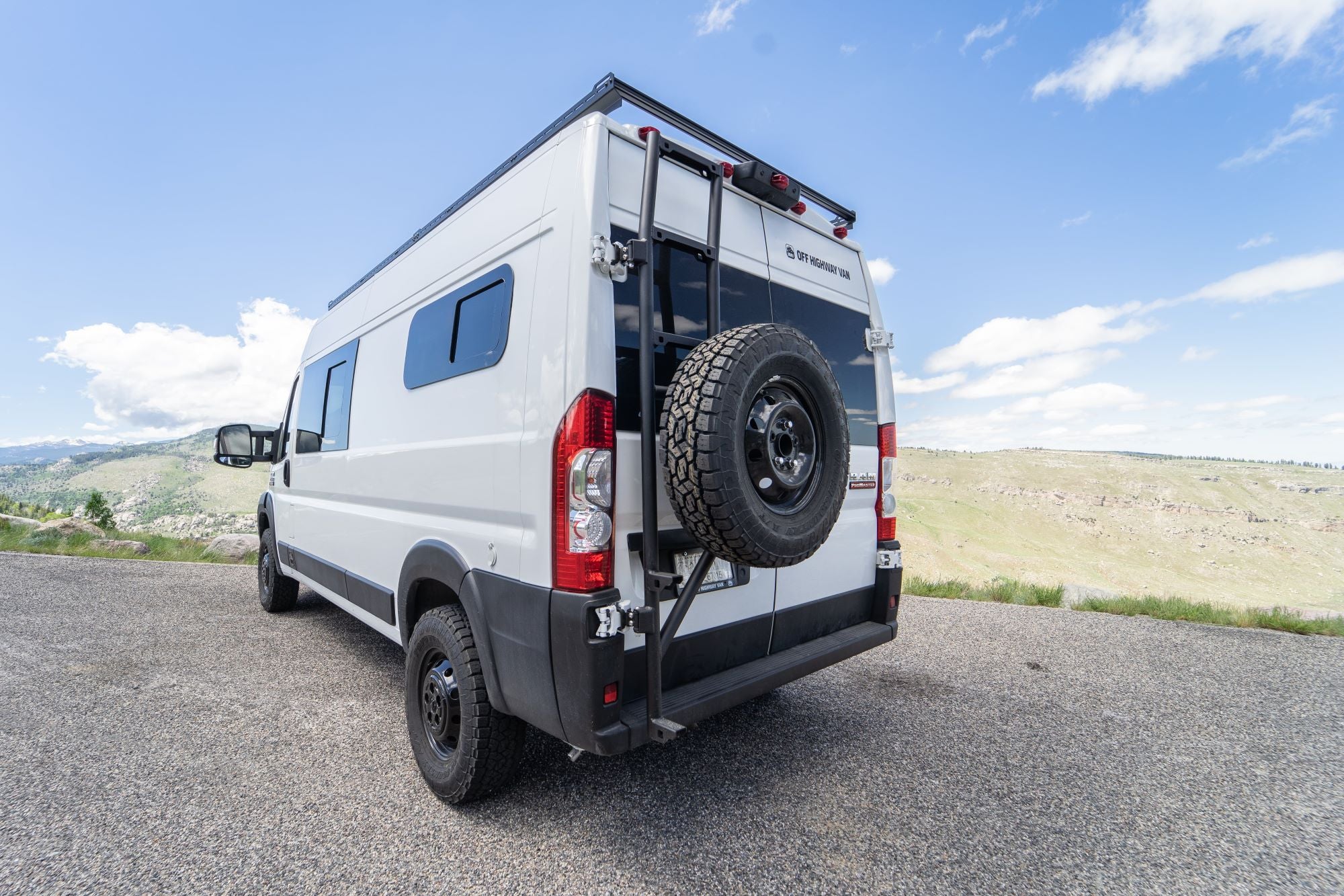 RAM ProMaster Ladder Tire Carrier 2014+ Dark Star Offroad Utah