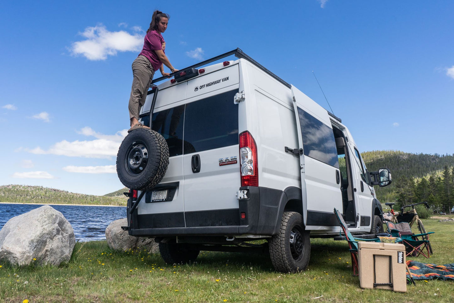 RAM ProMaster Ladder Tire Carrier